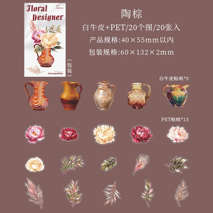 #20253 Floral Designer Series Sticker