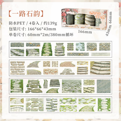 #03286 Brick Path Tape Set 4 Rolls