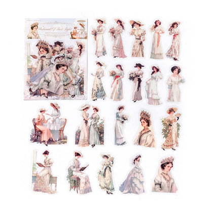 #20068 Vintage Lady Series Sticker