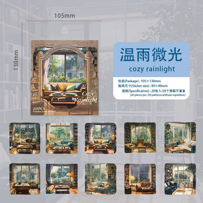 #20473 Window Scenery Series Sticker