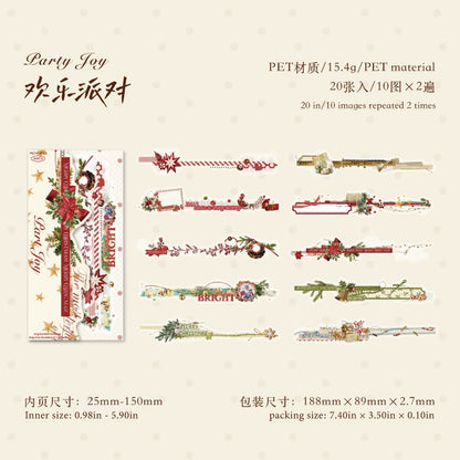 #02954 Christmas Strip Series Sticker