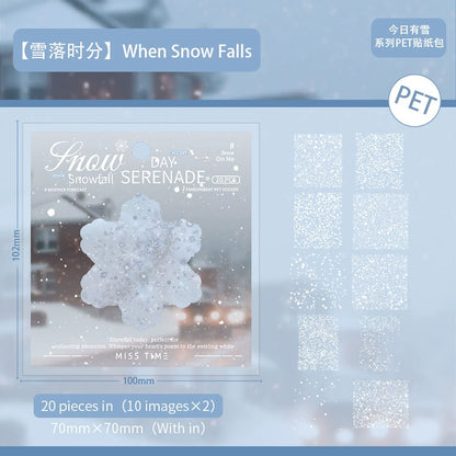 #20388 Snowfall Series Sticker