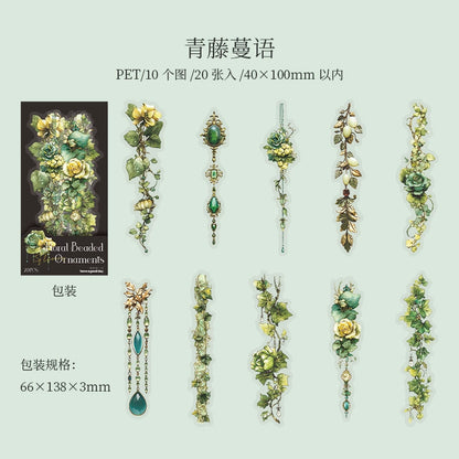 #20401 Flower Strip Series Sticker