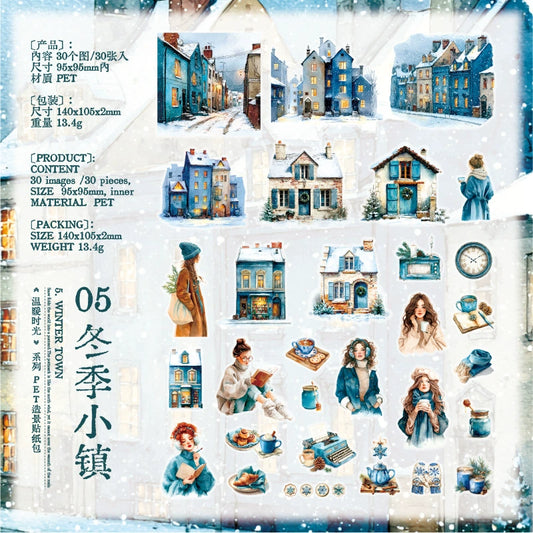 #20392 Warm Time Series Sticker