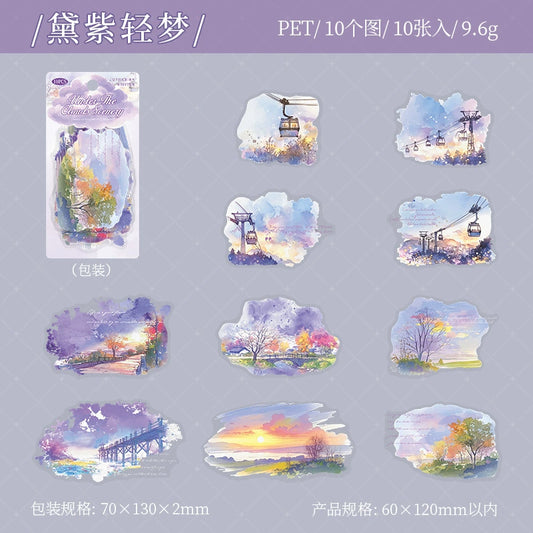 #20084 Colorful Scenery Series Sticker