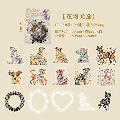 #20537 Blooms Animal Series Sticker