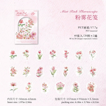 #02927 Mixed Flower Series Sticker