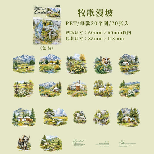 #20069 Natural Scenery Series Sticker