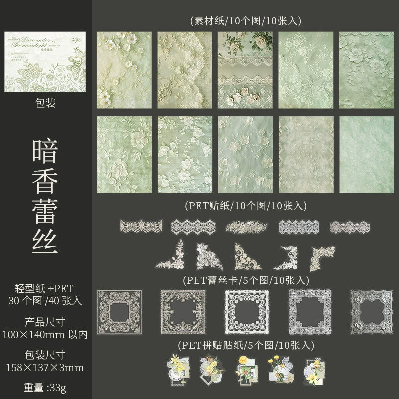 D2#20738 PET Sticker Lace