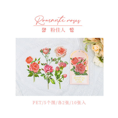 #20198 Romantic Rose Series Sticker