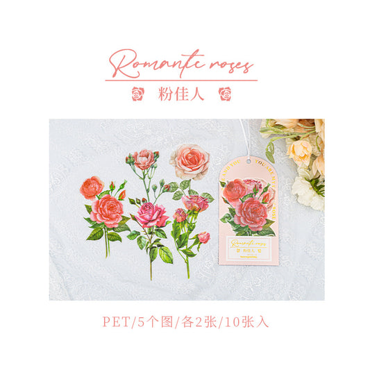 #20198 Romantic Rose Series Sticker