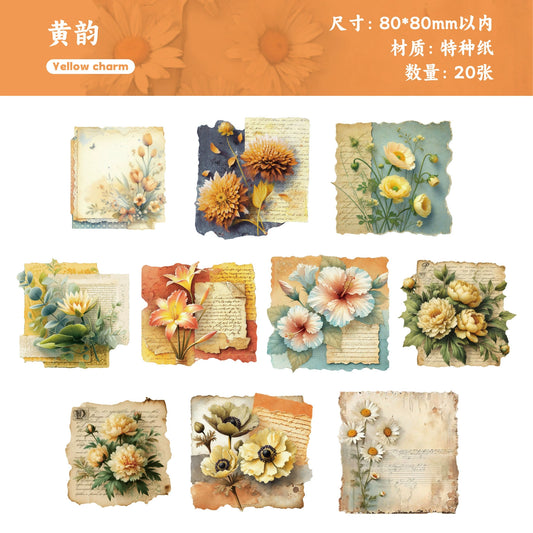 #02929 Flower Note Series Paper