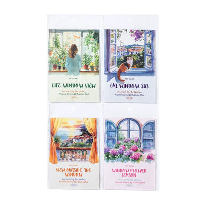 #02902 Window Scenery  Series Sticker
