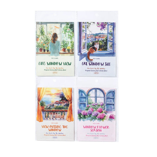 #02902 Window Scenery  Series Sticker