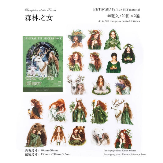 #20131 Magic Forest Fairy Series Sticker