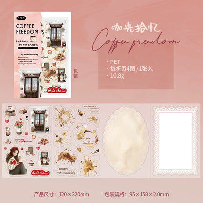 #20125 Coffee Diary Series Sticker