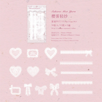#20035 Lace Frame Series Sticker