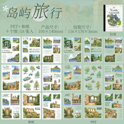 #02972 Nordic Seasons Series Sticker Book