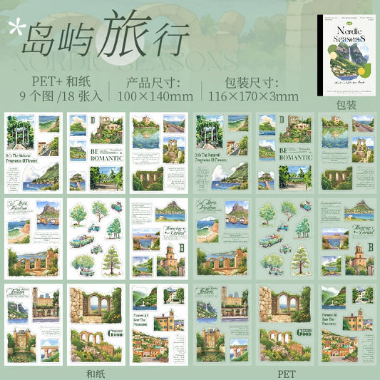 #02972 Nordic Seasons Series Sticker Book
