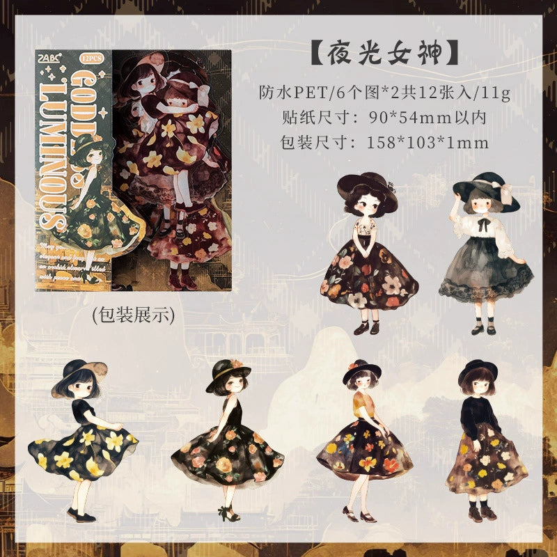 #20272 Cute Girl Series Sticker