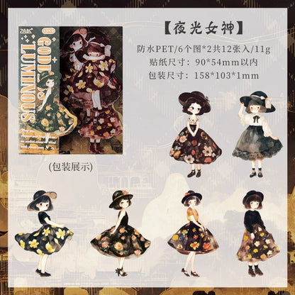 #20272 Cute Girl Series Sticker