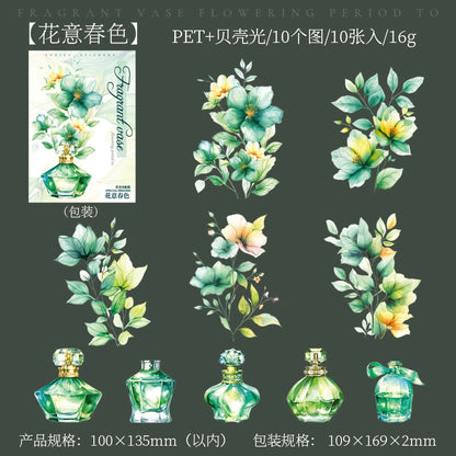 #20273 Fragrant Vase Series Sticker