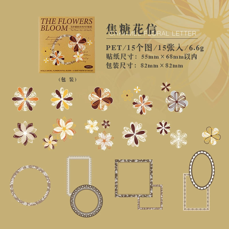 #20581 The Flower Bloom Series Sticker
