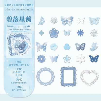 #20070 Lace Butterfly Series Sticker