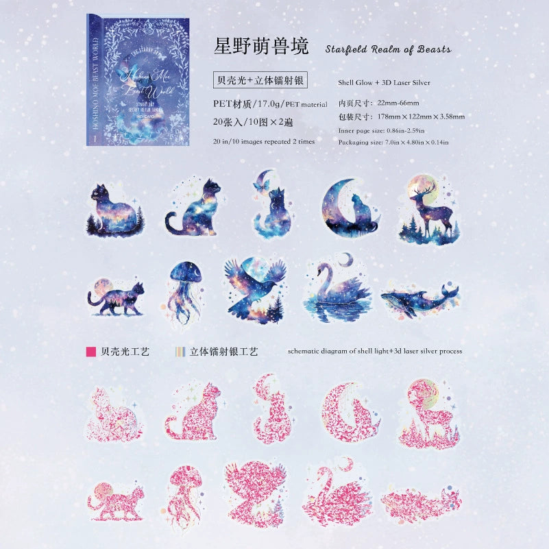 #20300 Hoshino Moe Beast World Series Sticker