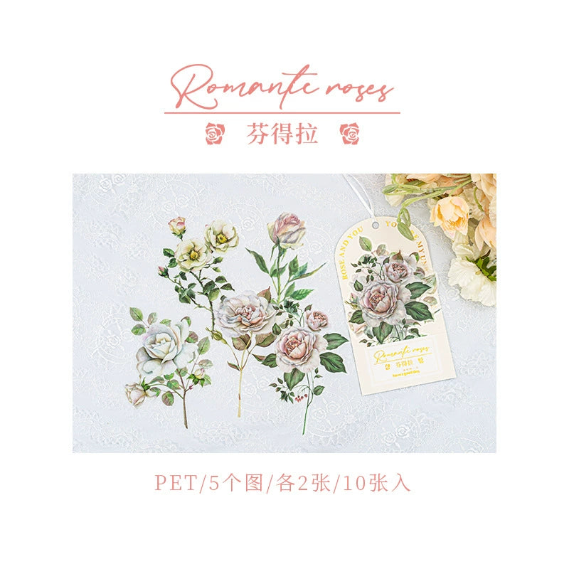 #20198 Romantic Rose Series Sticker