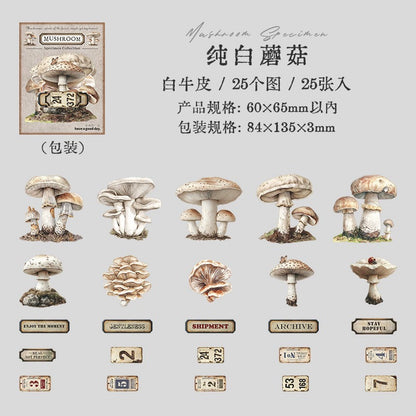 D5#20223 Mushroom Collection Series Sticker