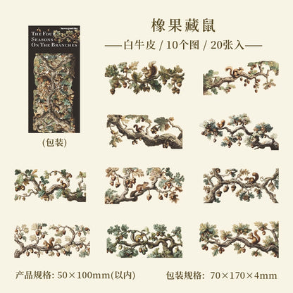 #20330 Four Season Branches Series Sticker