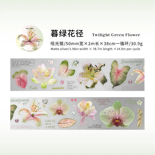#03191 Flower Word Series Precut Tape
