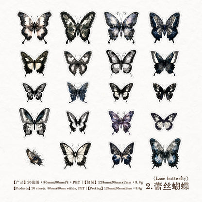 #20212 Vintage Gothic Collection Series Sticker