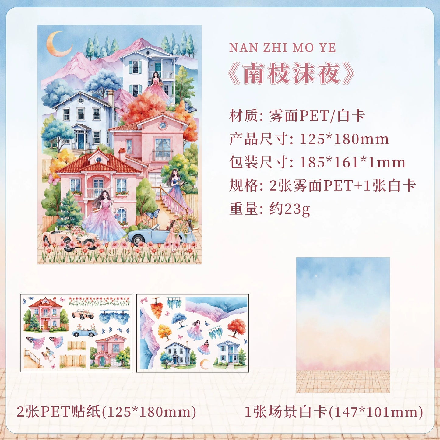 J4#20939 PET Sticker