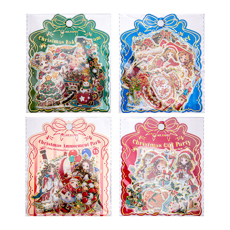 B2#20400 Cute Christmas Series Sticker
