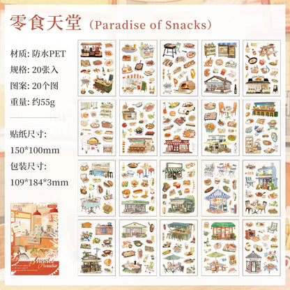 #20099 Pleasent Shop and Cafe Series Sticker Book