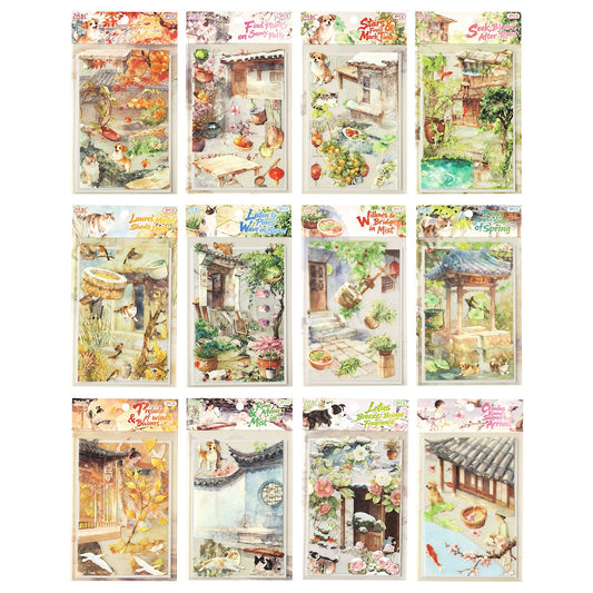 #20590 Chinese Yard Series Sticker