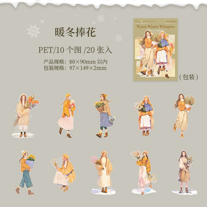 #20196 Winter Girl Series Sticker