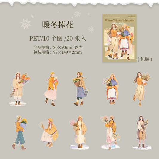 #20196 Winter Girl Series Sticker