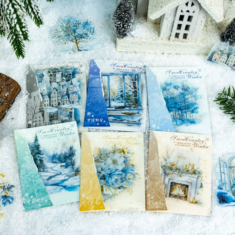 B1#20439 Winter Scenery Series Sticker