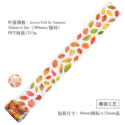 #03184 Fallen Leaves  Series Precut Tape