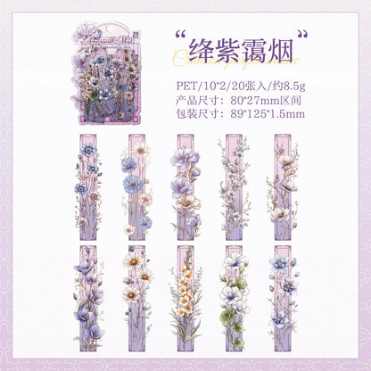 #20149 Flower Stripe Series Sticker