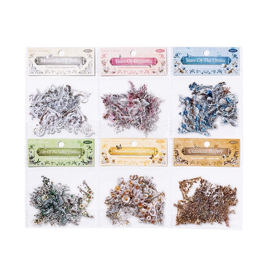 #20257 Vintage Corner Frame Series Sticker