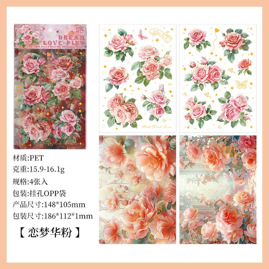 A1#20396 Shiny Rose Series Sticker
