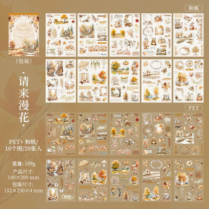 #20087 Autumn Live Series Sticker Book