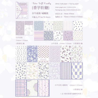 #20613 Floral Trace on Paper Series Paper