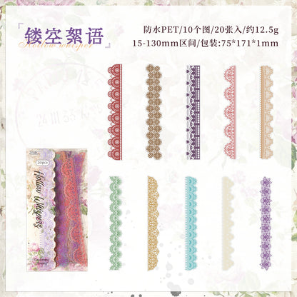 #20403 Flower Strip Series Sticker
