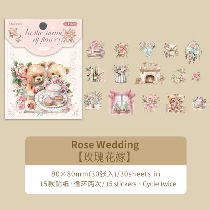 #20557 In the Name of Flowers Series Sticker