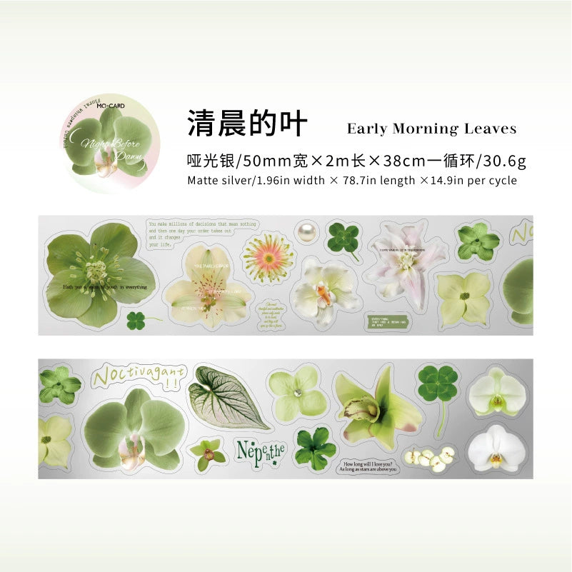 #03191 Flower Word Series Precut Tape